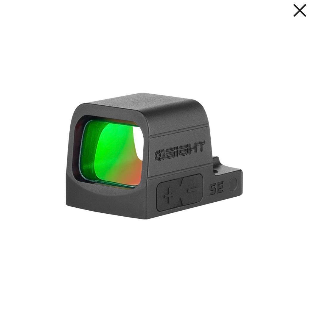 Osight SE RMSc Footprint Enclosed Red Dot Sight with Replaceable Battery