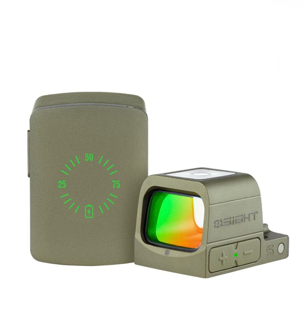 Osight S - Enclosed Aspherical Optic with Multi-Reticle System & Patented Rechargeable Design