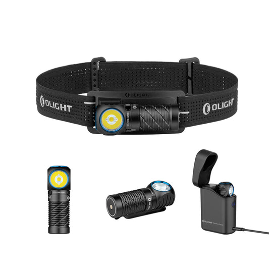 Perun 3 Mini Headlamp & Flashlight with Red and White Light