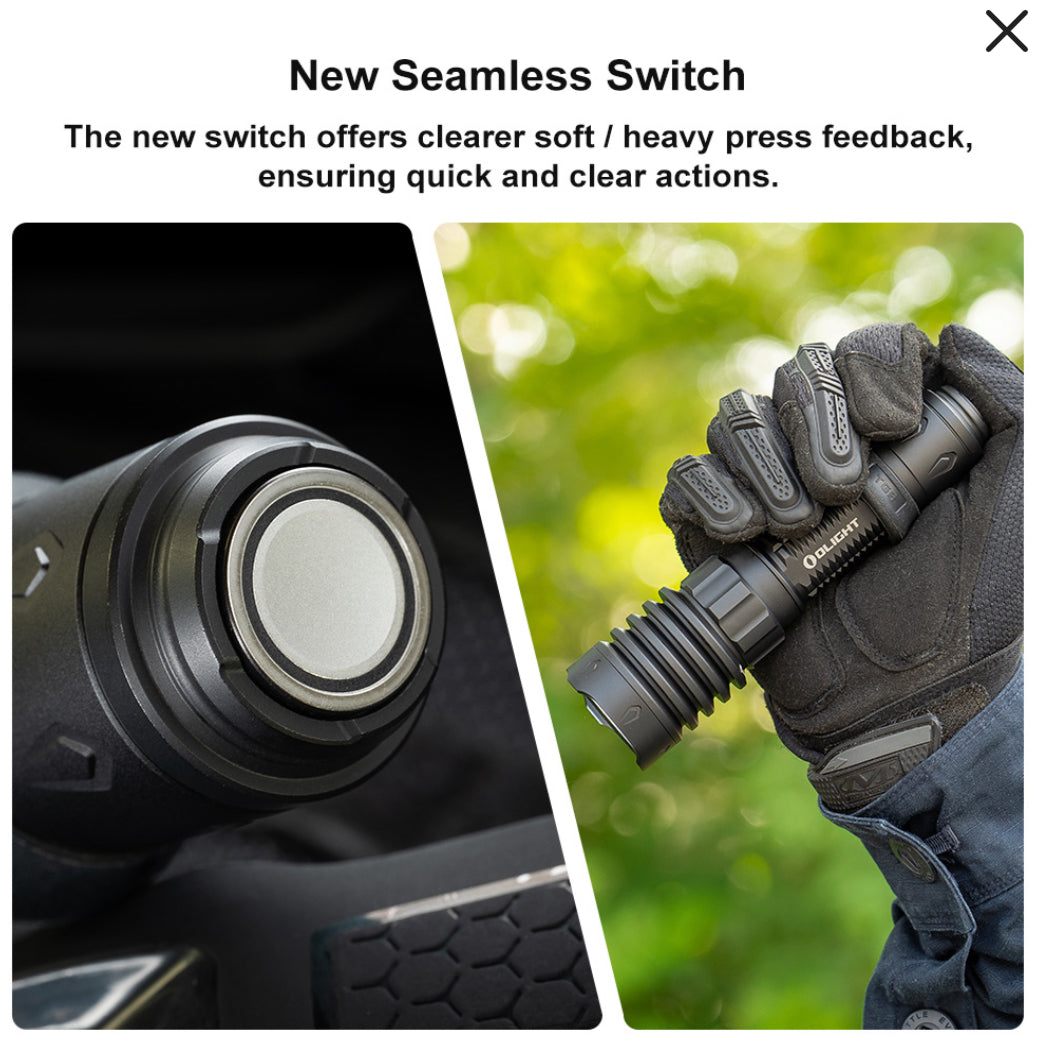 Warrior X 4 USB-C and MCC Rechargeable Tactical Flashlight With Holster