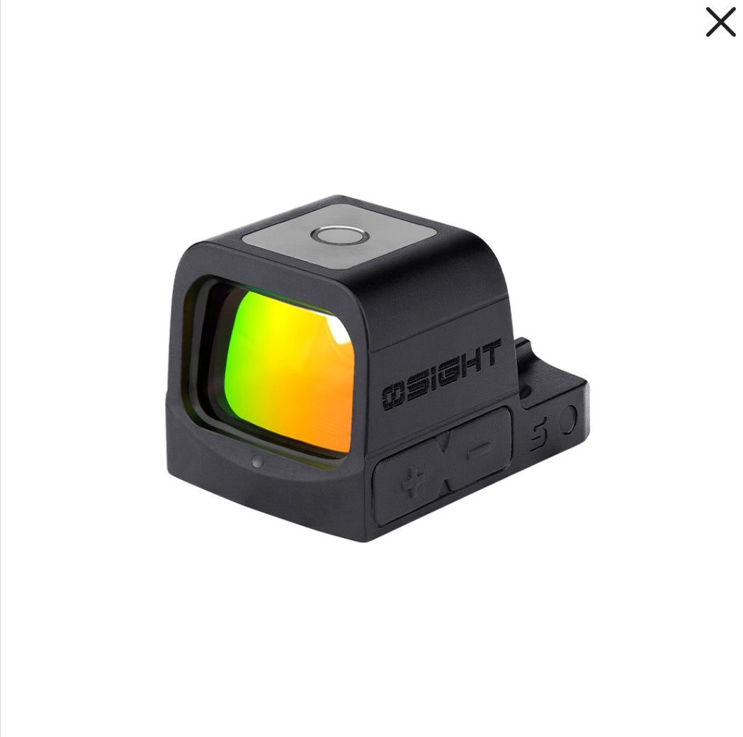 Osight S - Enclosed Aspherical Optic with Multi-Reticle System & Patented Rechargeable Design