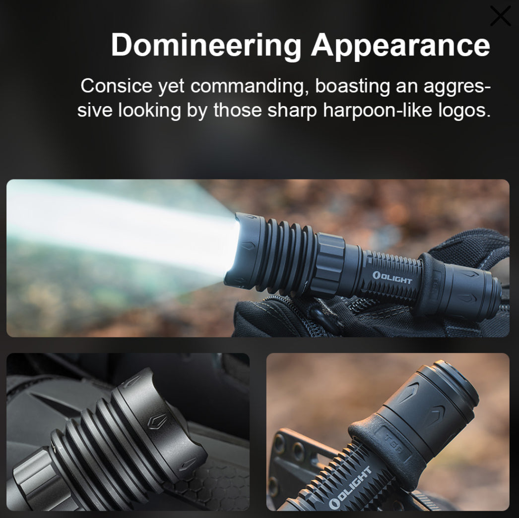 Warrior X 4 USB-C and MCC Rechargeable Tactical Flashlight With Holster