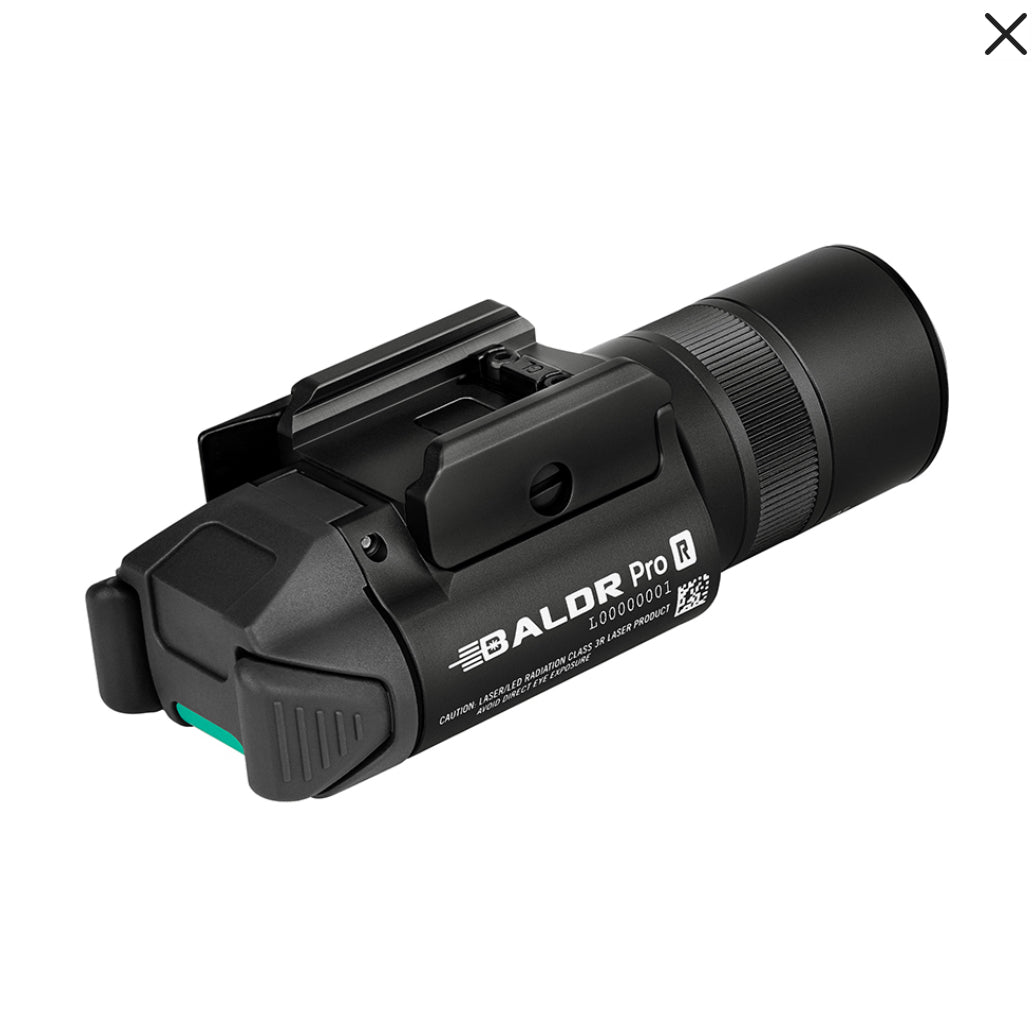 Baldr Pro R Rechargeable Tactical Light with Green Laser