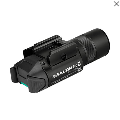 Baldr Pro R Rechargeable Tactical Light with Green Laser