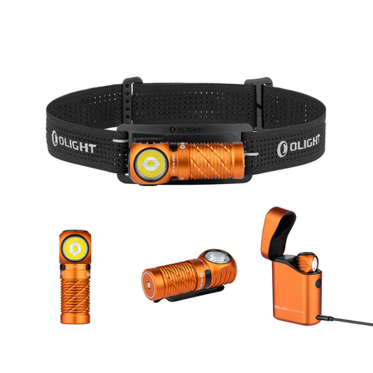 Perun 3 Mini Headlamp & Flashlight with Red and White Light