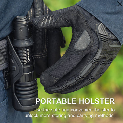 Warrior X 4 USB-C and MCC Rechargeable Tactical Flashlight With Holster