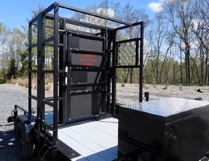 Tandem Door Breaching Trailer by JTC a Mobile Forcible Entry Prop