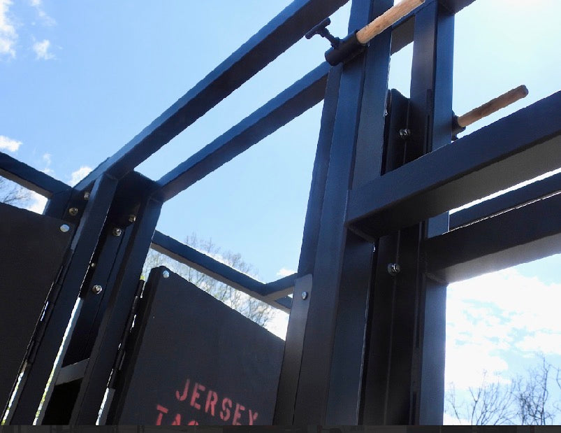 Tandem Door Breaching Trailer by JTC a Mobile Forcible Entry Prop