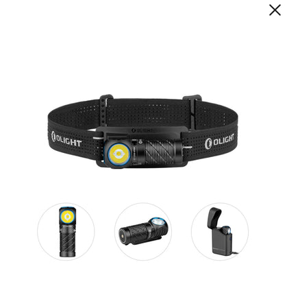 Perun 3 Mini Headlamp & Flashlight with Red and White Light