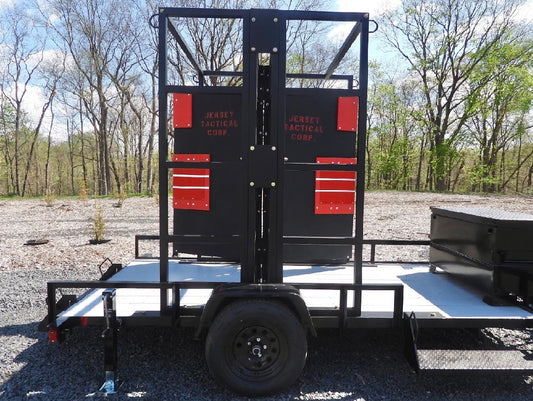 Tandem Door Breaching Trailer by JTC a Mobile Forcible Entry Prop