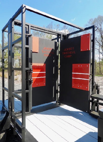 Tandem Door Breaching Trailer by JTC a Mobile Forcible Entry Prop